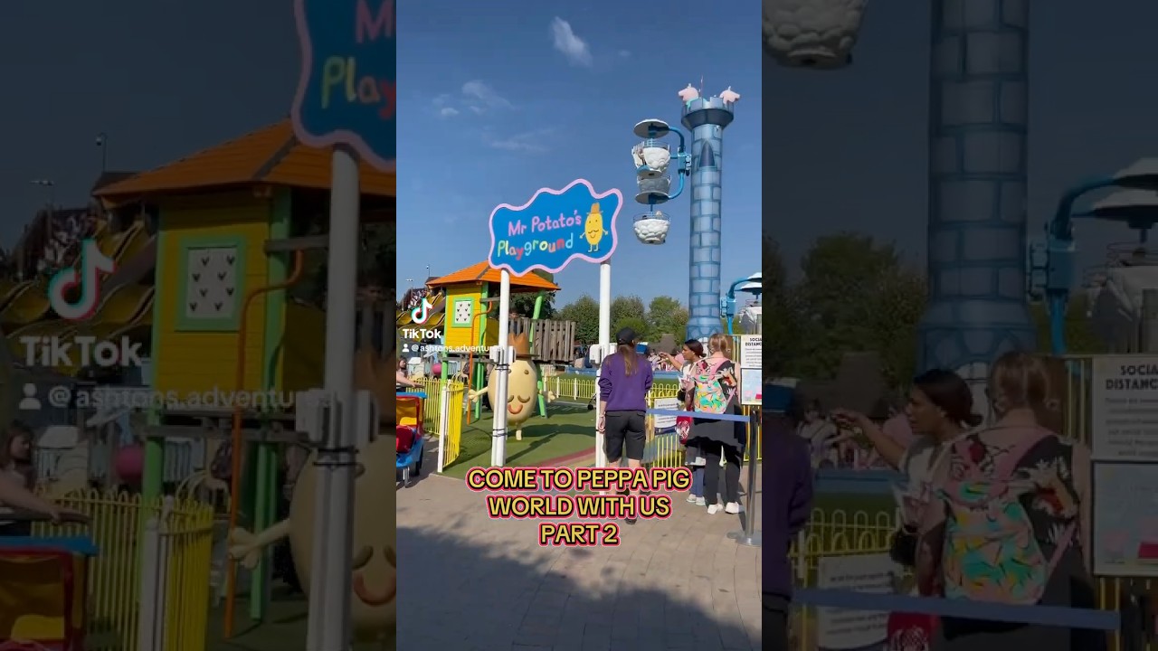 PAULTONS PARK PEPPA PIG WORLD PART 2🎡 #peppapig #paultonspark #peppapigworld