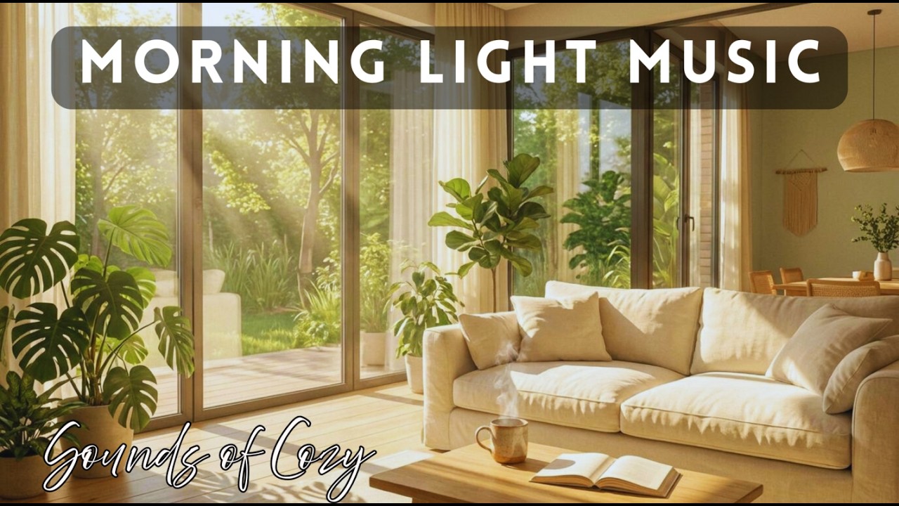 Morning Light Lofi Music ☀️ Relax in This Beautiful Modern Living Room