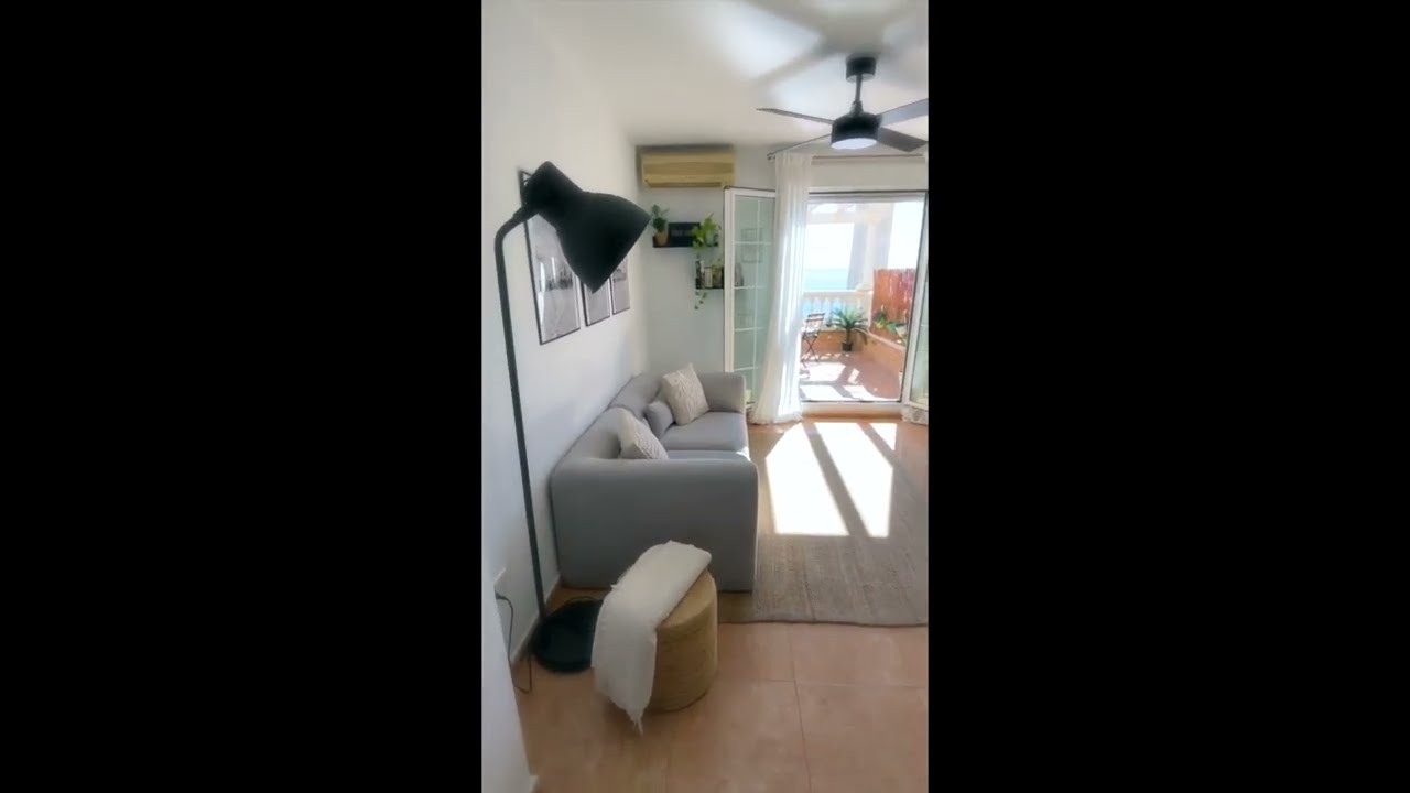 Living room and terrace