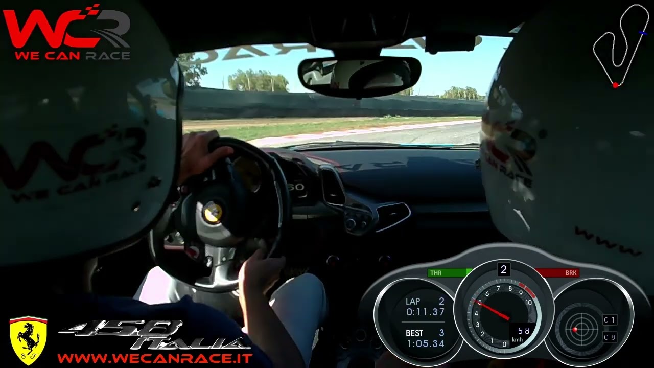 we can race Sabino Caputo binetto circuito del levante 458 Italia