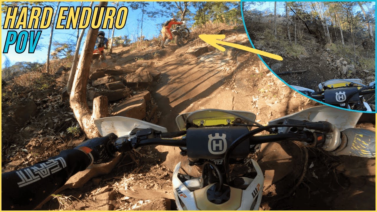 POV: RIDING INSANE HARD ENDURO TRAILS IN HILTON WITH MY HUSQVARNA TE 250!