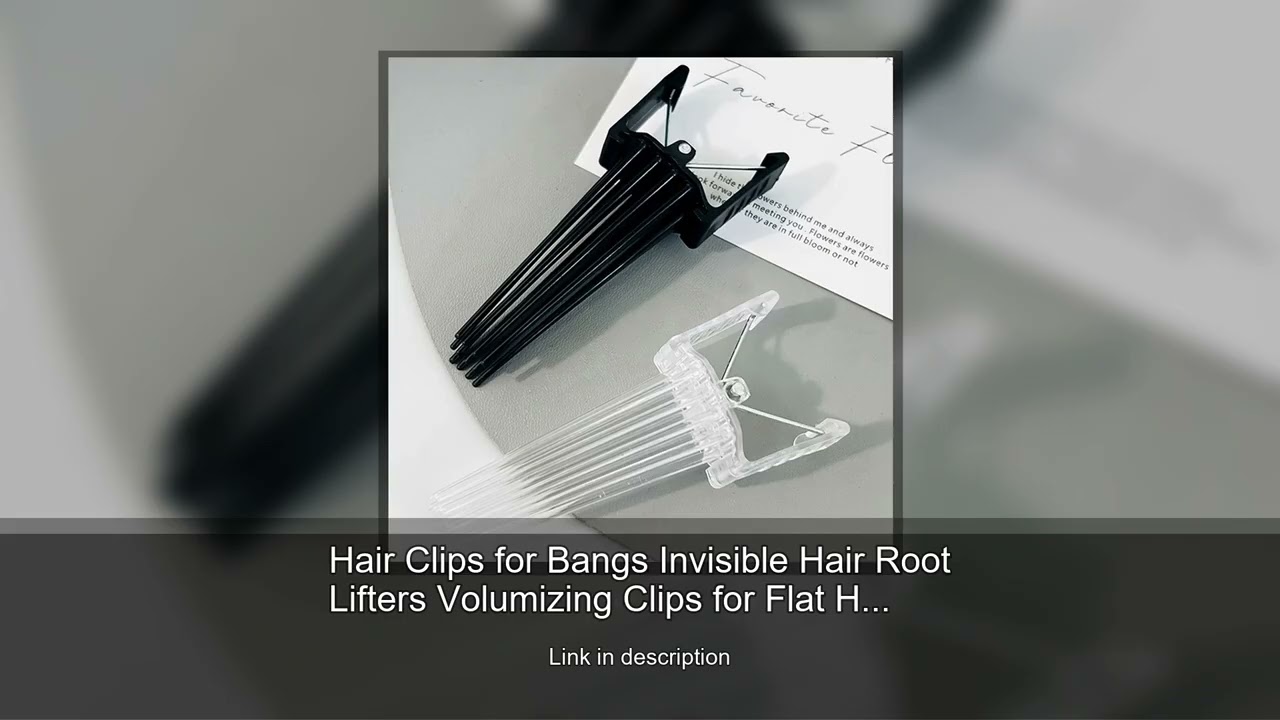 Hair Clips for Bangs Invisible Hair Root Lifters Volumizing Clips for Flat Hair Natural No Trac