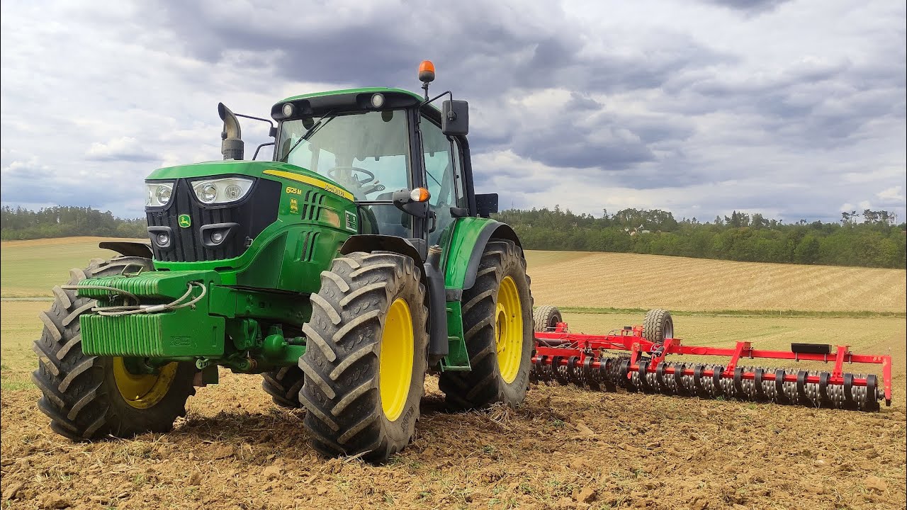 John Deere 6125M +  OPaLL-AGRI Vega • [GoPro, Driver View]