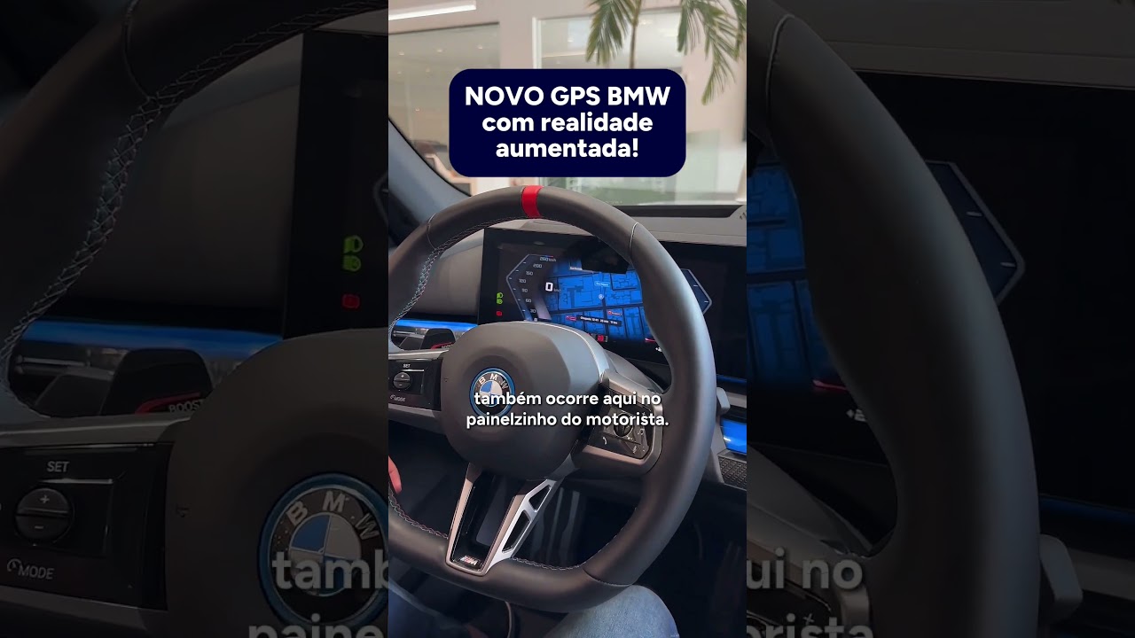 Novo GPS BMW com realidade aumentada!