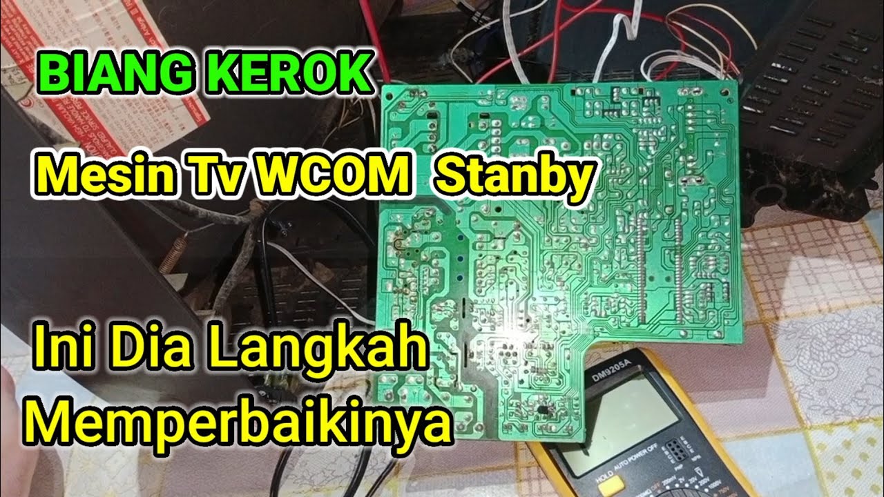 cara mengatasi mesin tv wcom tidak mau start