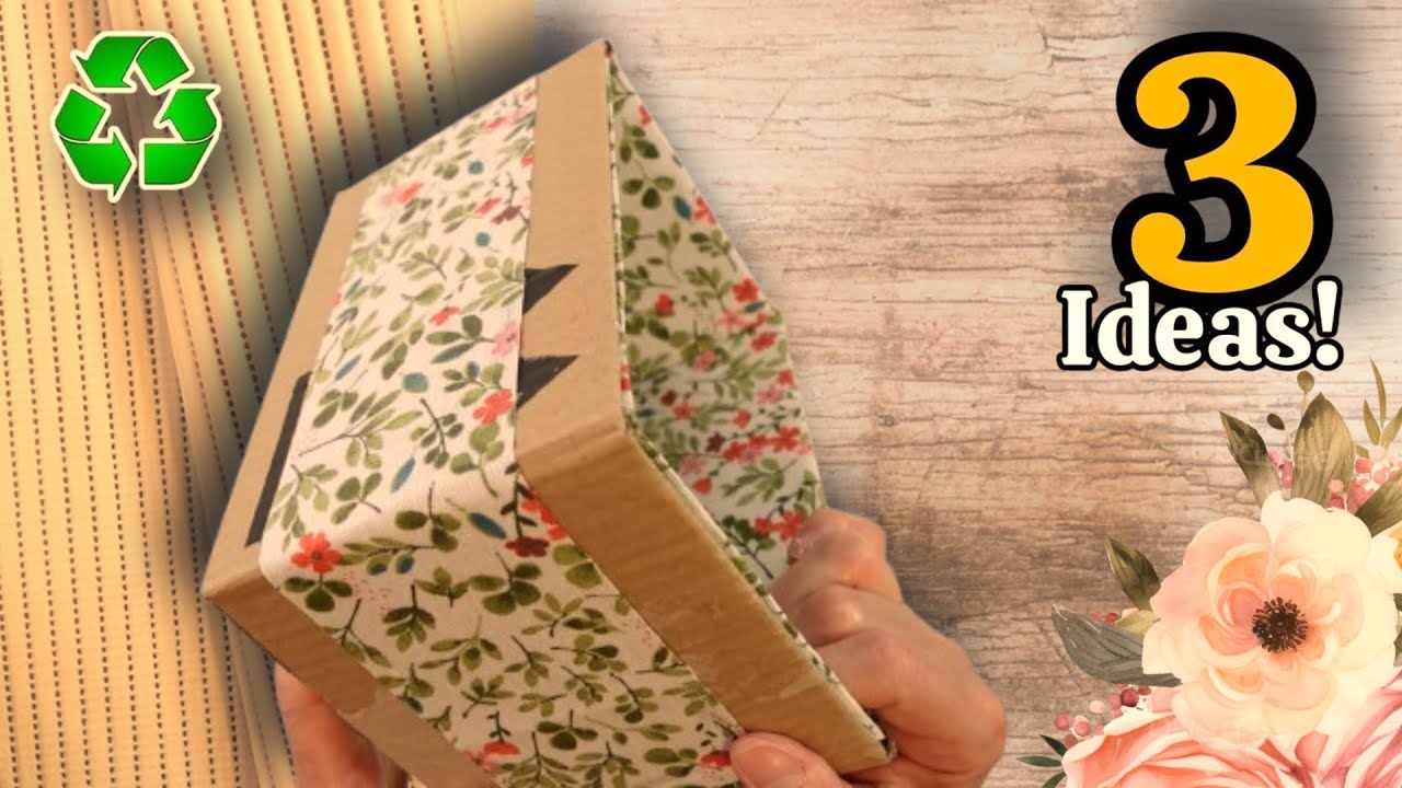 Transformando cartón y alfombra: 3 ideas geniales de reciclaje. 😱♻️.¡Hago muchas y las vendo todas!