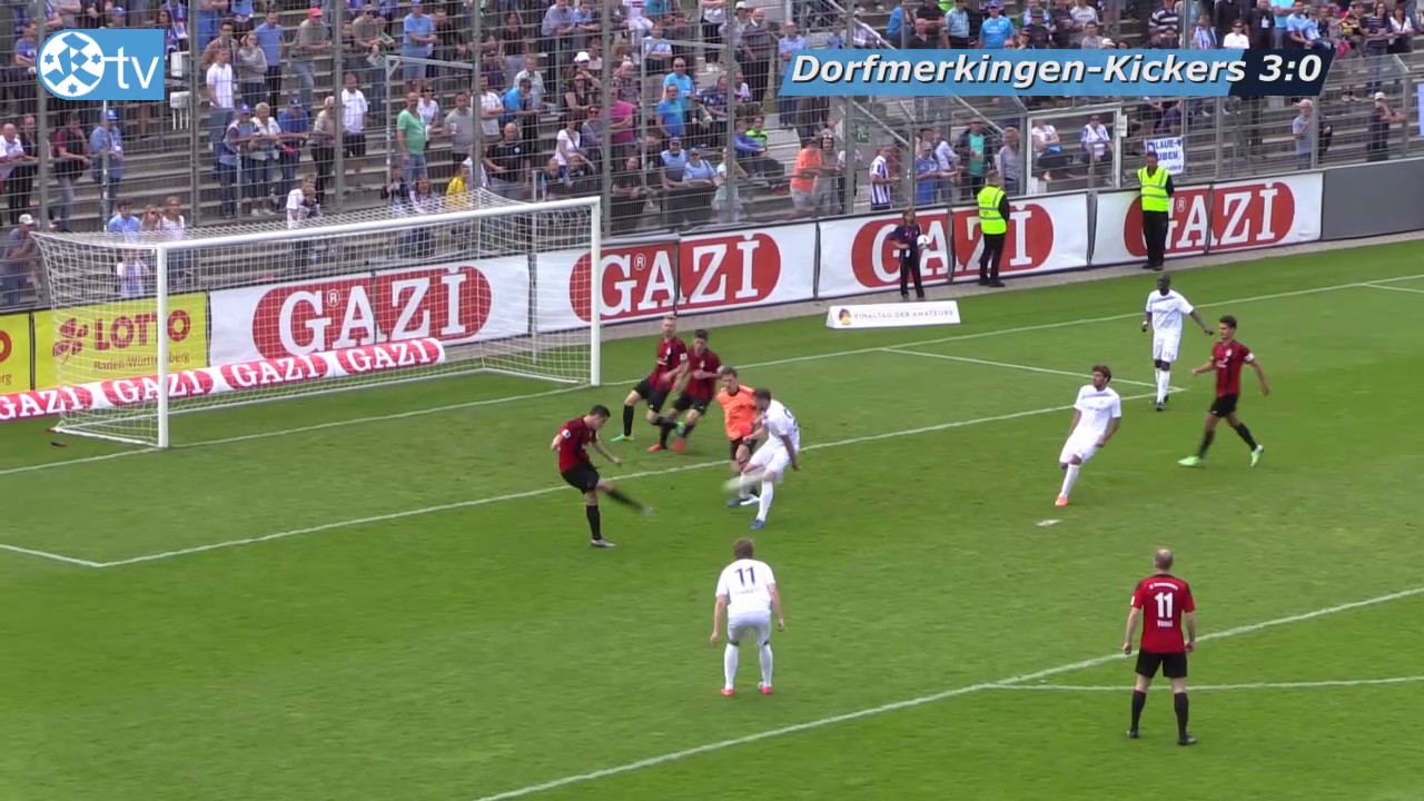 WFV-Pokalfinale 2017, SF Dorfmerkingen vs Stuttgarter Kickers-Spielbericht