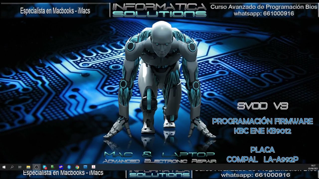 #001 - SVOD v3 - Reprogramando Firmware de KBC ENE KB9012QF, Placa Compal LA-A992P, HP 15-R