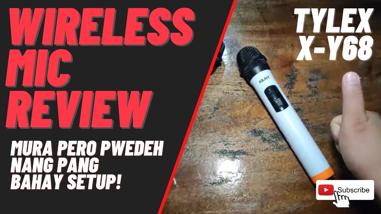 Tylex X-Y68 Wireless Microphone Review by Chubbable TV - Pwede Na Sa Presyong Kayang Kaya