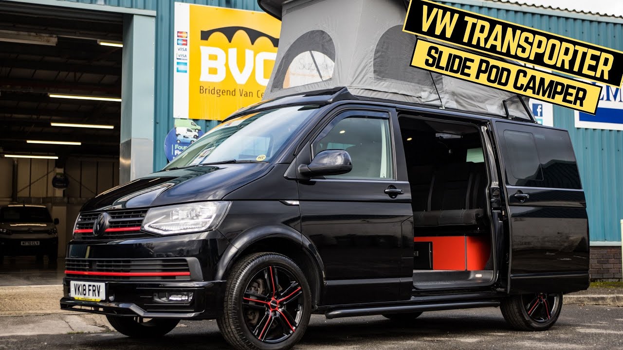 2018 VW Transporter Slide Pod Camper Detailed Walk & Talk Review