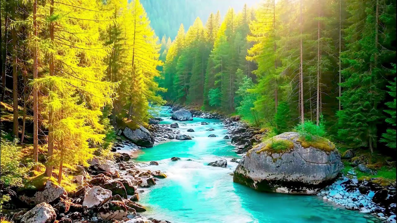 River Sound for Deep Sleep Flow White Noise with Gentle Stream Sound for Relaxation