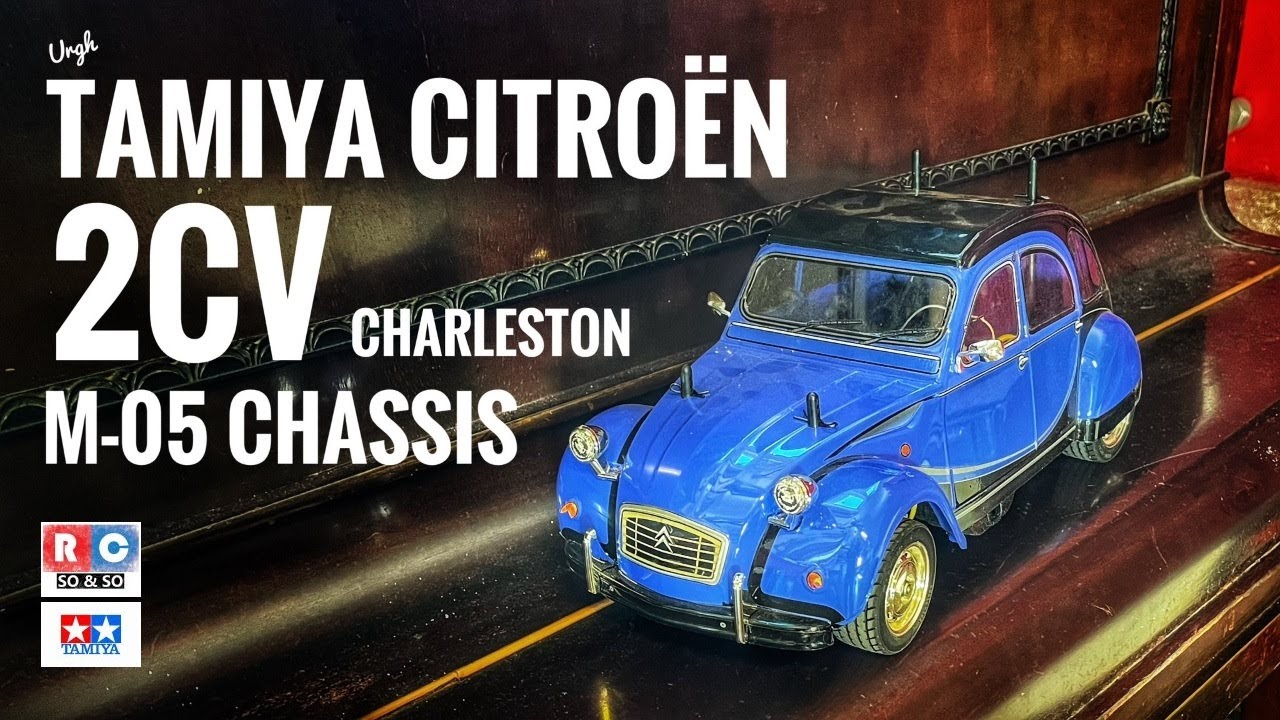 Tamiya Citroën 2CV M-05 Chassis | Indoor RC Car Run!