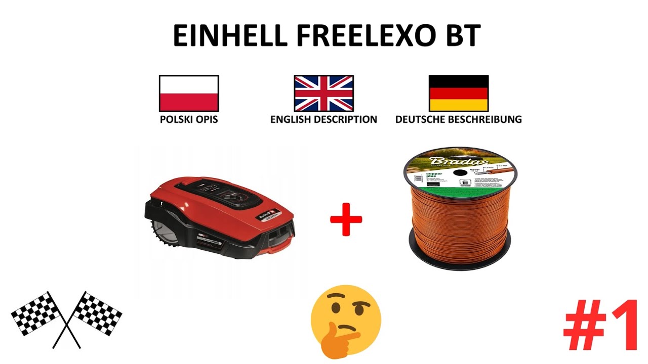 Einhell Freelexo 600 BT - 1st lap.