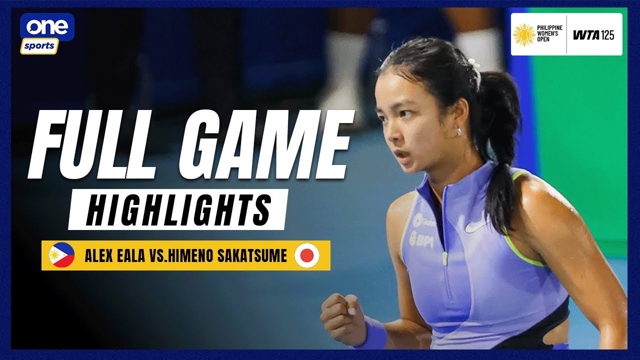 Alex Eala 🇵🇭 vs. Himeno Sakatsume 🇯🇵 | FULL GAME HIGHLIGHTS | 2026 Philippine Women’s Open