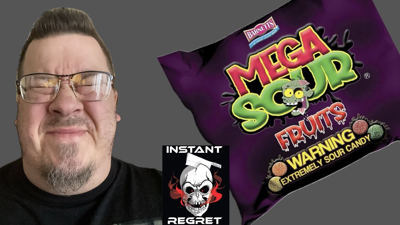 Barnett's Mega Sour Fruits  INSTANT REGRET