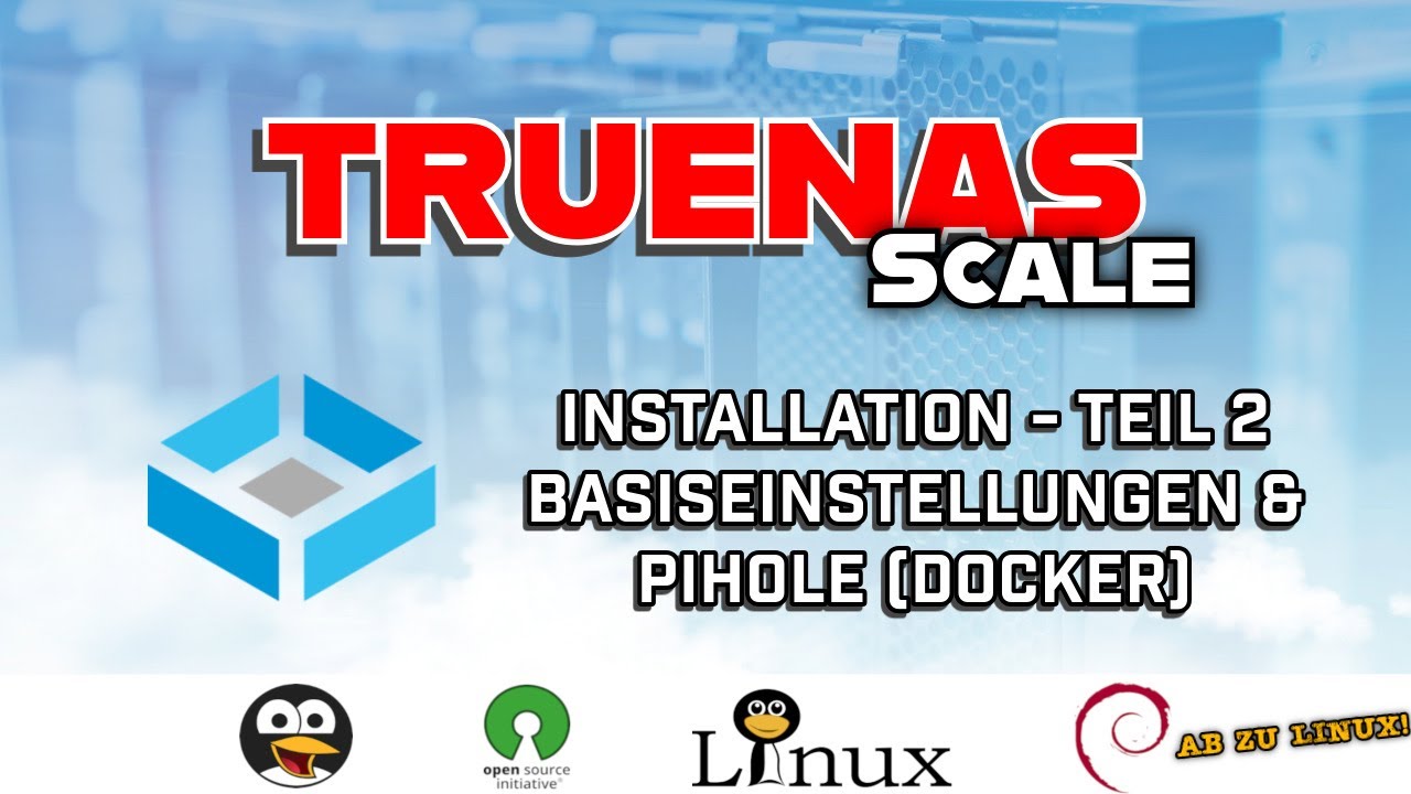 Installation TrueNas Scale -Teil 2: Deutsches Dashboard, Netzwerk, Smart, Snapshots, Pihole [GERMAN]