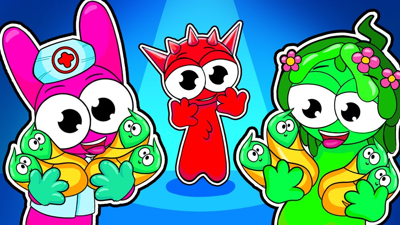 SPRUNKI Hospital: Vineria Has a Baby?! Game Book Paper DIY