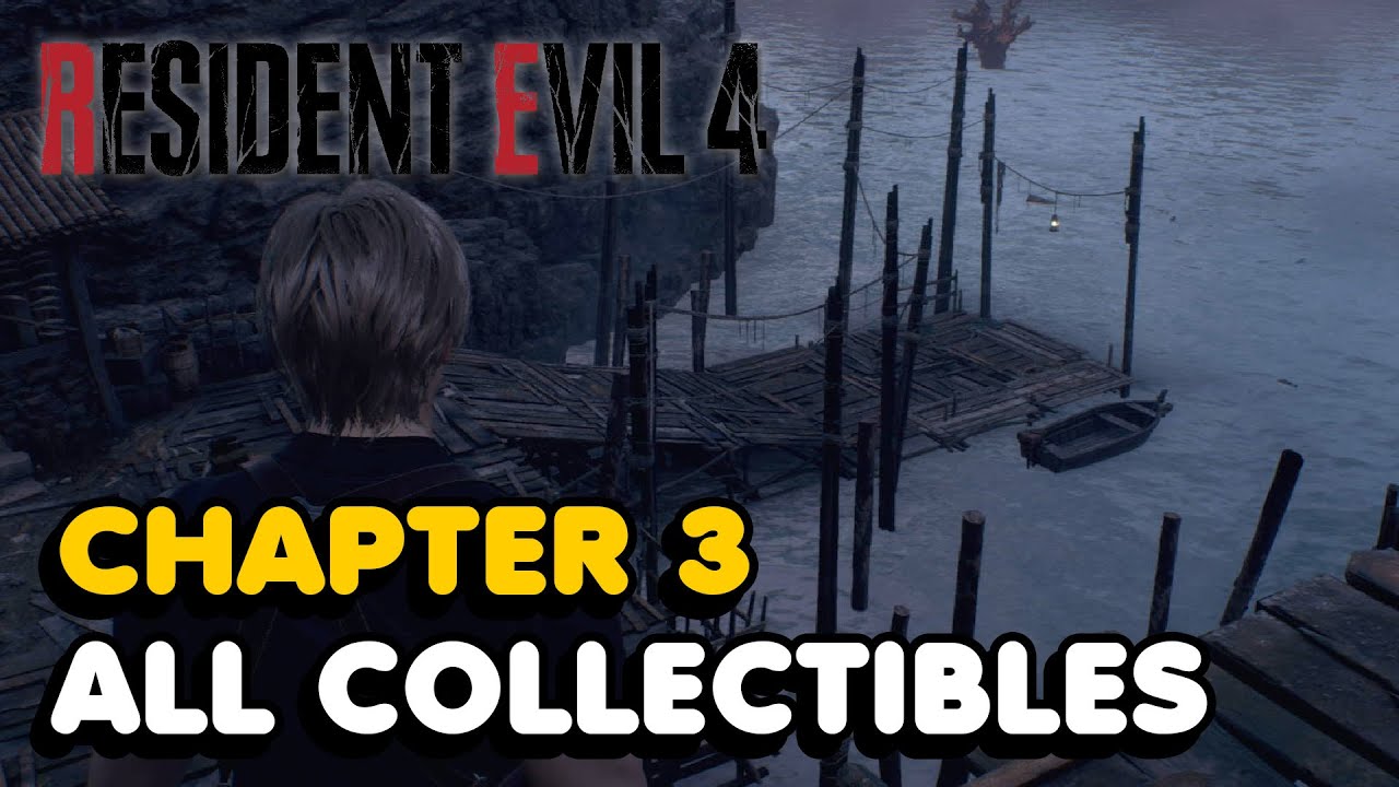 Resident Evil 4 Remake - Chapter 3 All Collectible Locations (Weapons, Treasures, Castellans...)