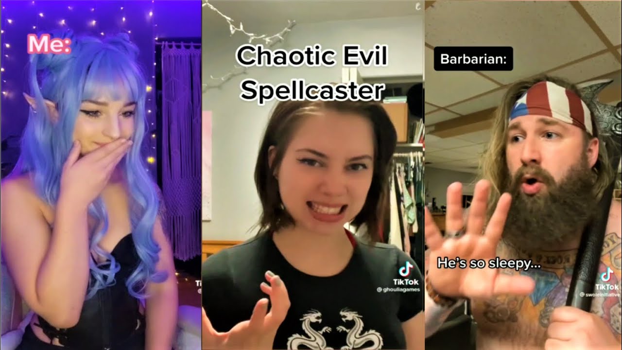 D&D Tiktoks you actually Haven't Seen ( fantasy tiktok / cosplay tiktok ) #5