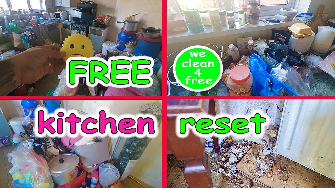🟢 we clean wednesday 🟢 FREE #kitchen #reset and #clean for a struggling mum and her family 🥺