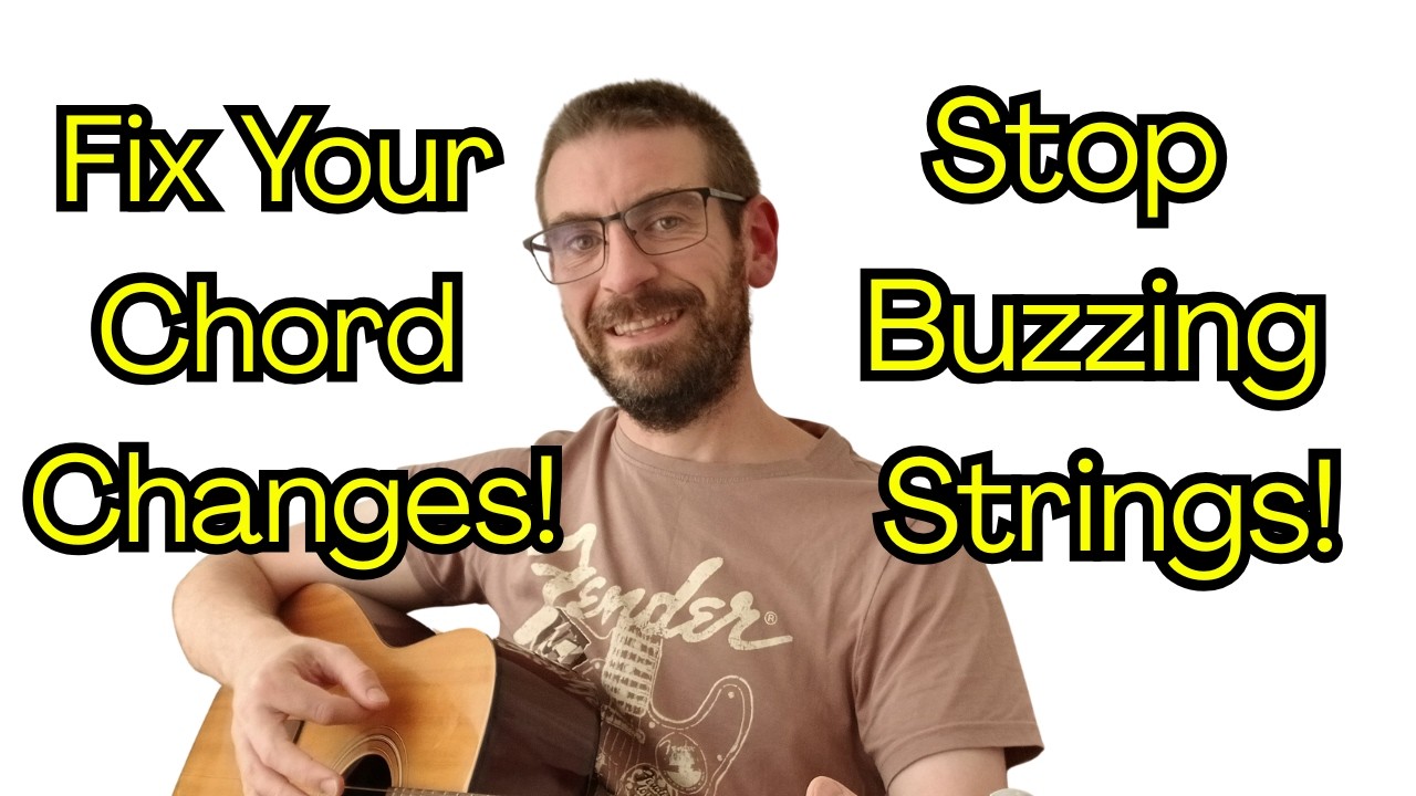 Beginner Guitar Lesson: Finger Placement, Clean Chords & Chord Transition Practice (Step by Step)