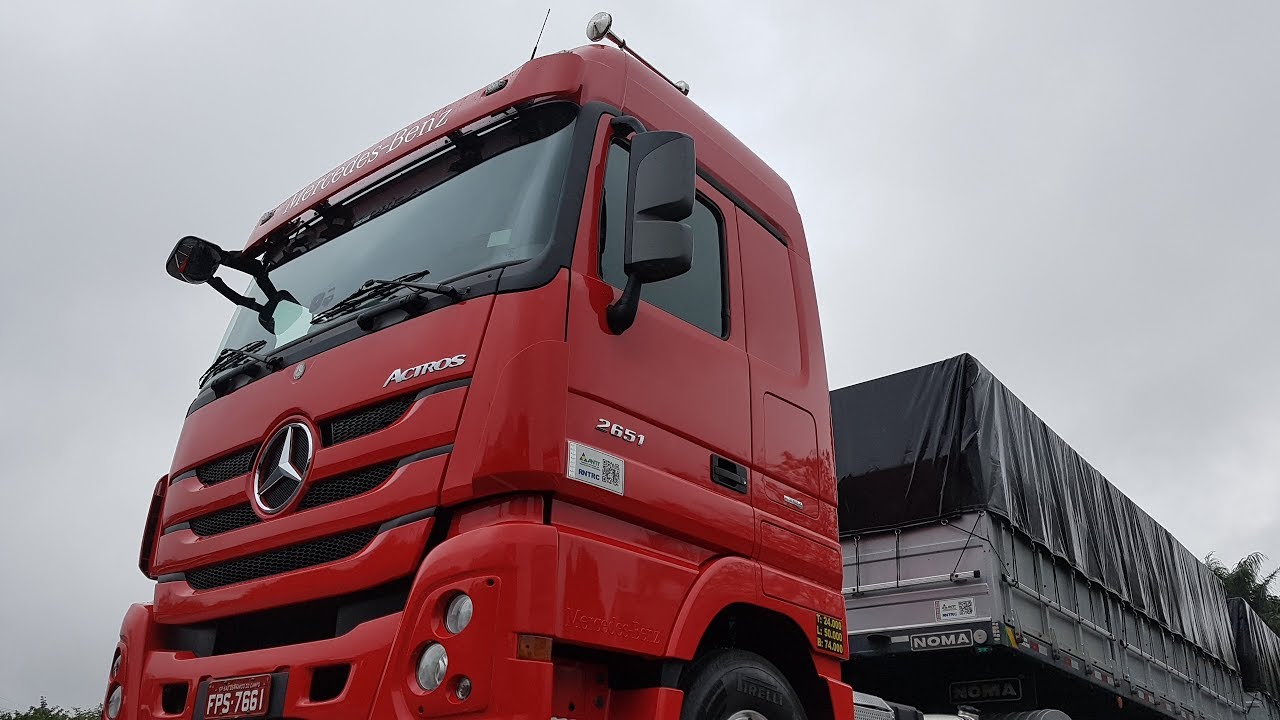 VAMOS CONHECER O MERCEDES BENZ ACTROS POR DENTRO???  (#vídeo02)