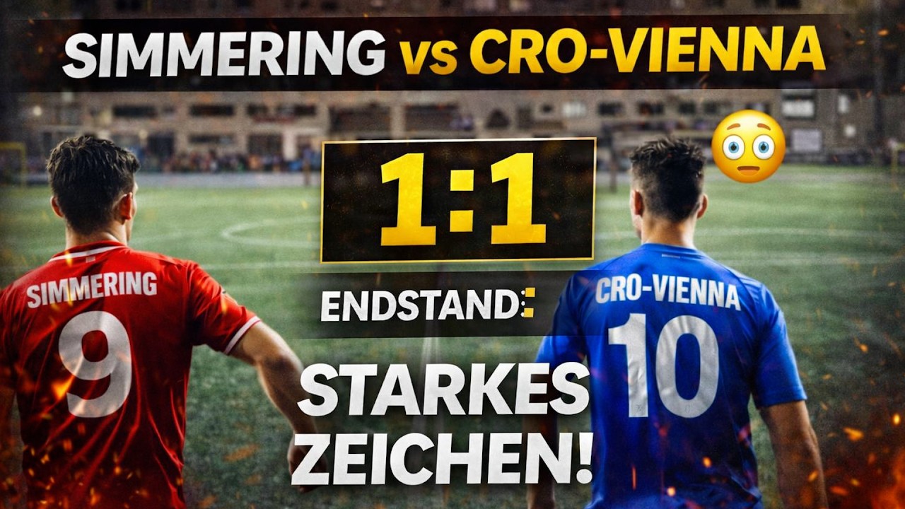 Highlights Testspiel; 1. Simmeringer SC - Cro-Vienna, Wintervorbereitung 2025/26