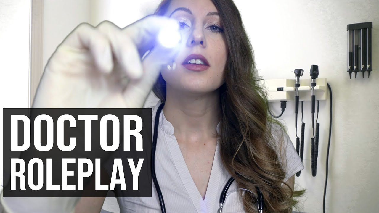 Расслабляющая ролевая игра ASMR — Осмотр у врача (осмотр глаз, звуки латексных перчаток, прикосно...