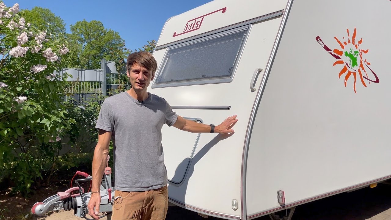 Status Quo: Unser Beisl Wohnwagen vor dem Umbau