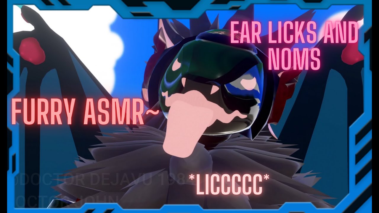[Furry ASMR] Big Protogen Noms and Kisses your Ears~ (Kisses, Licks, Noms, Waves)