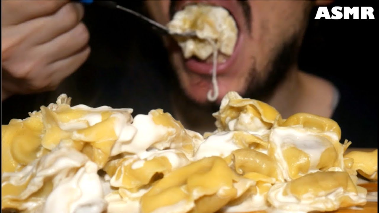 MUKBANG ITA | TORTELLINI PANNA E MOZZARELLA EATING SHOW ITALIANO *ASMR PASTA CIBO ITA |COMFORT FOOD