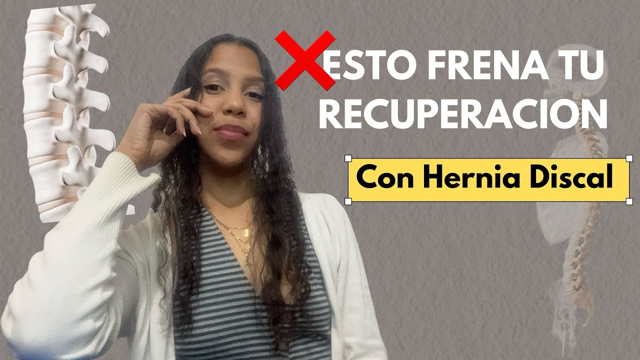 Si tienes HERNIA DISCAL y te sientes estancada, mira esto ‼️