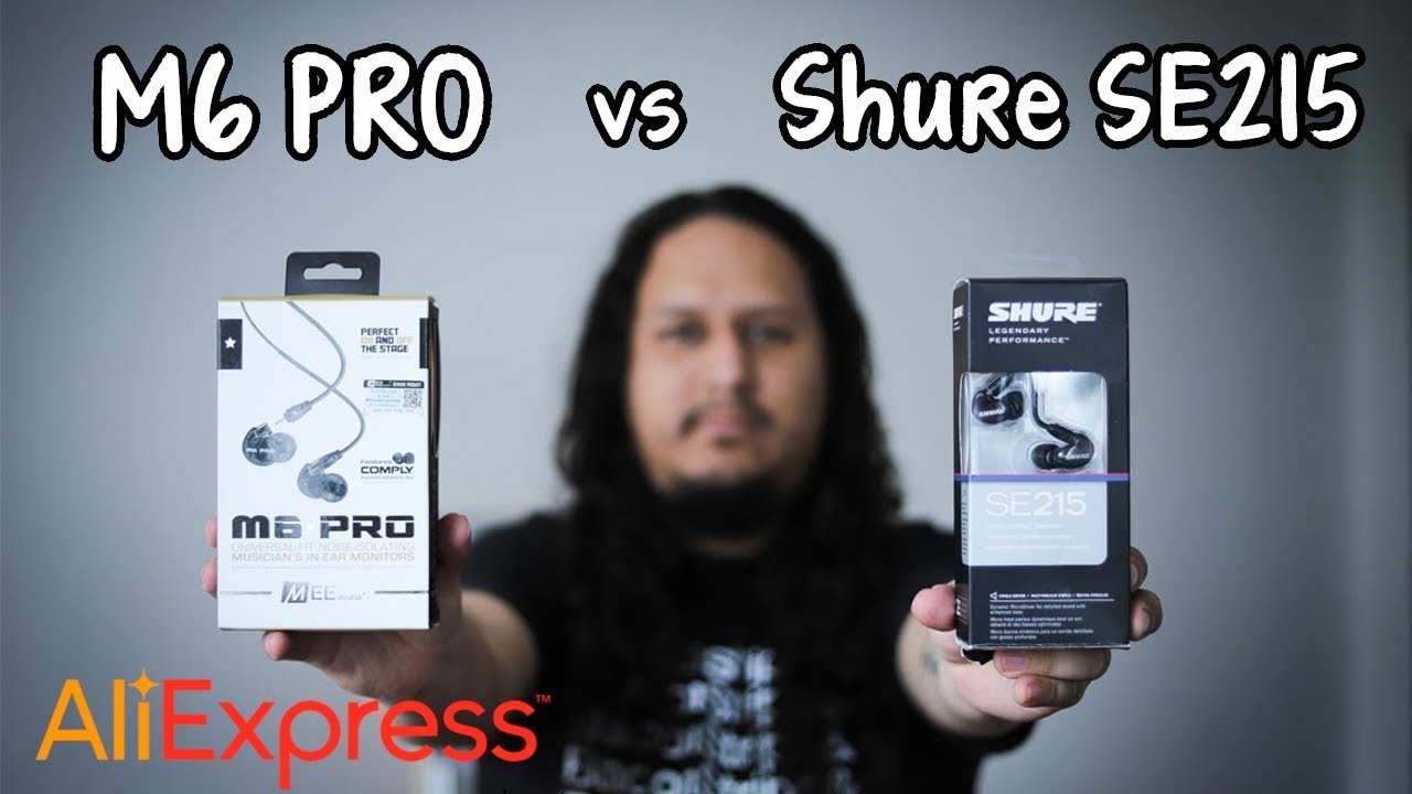 M6 PRO vs Shure SE215 | [Aliexpress para músicos #15]