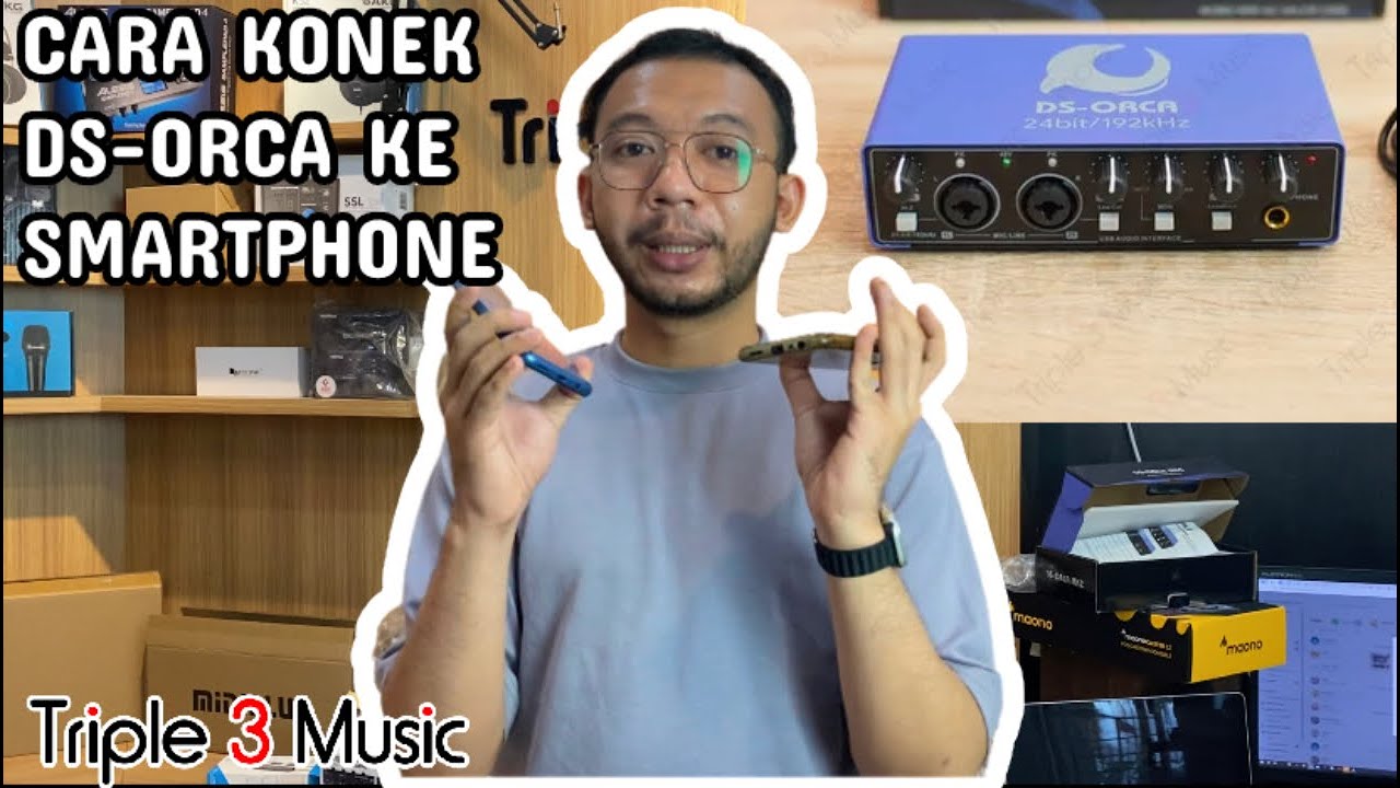 TUTORIAL CARA MENGKONEKSIKAN DOLPHIN SOUND DS ORCA ke Smartphone Pakai USB