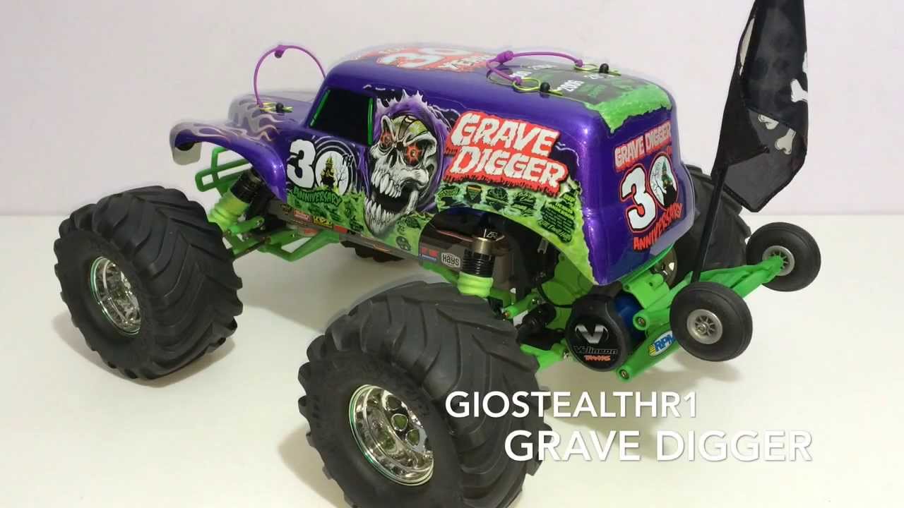 GIOSTEALTHR1 - 30th Anniversary Grave Digger MIP Steel Drive shaft