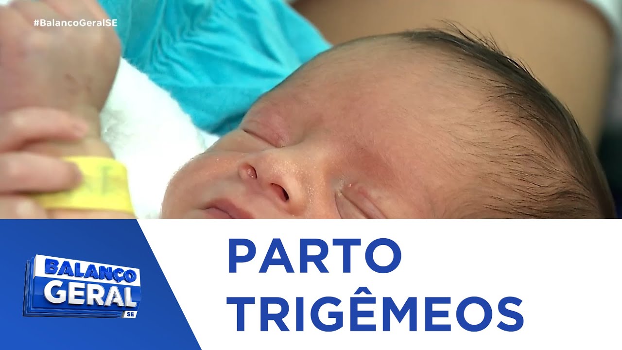 Nascem os primeiros do ano trigêmeos na maternidade Nossa Senhora de Lourdes - Balanço Geral Tarde