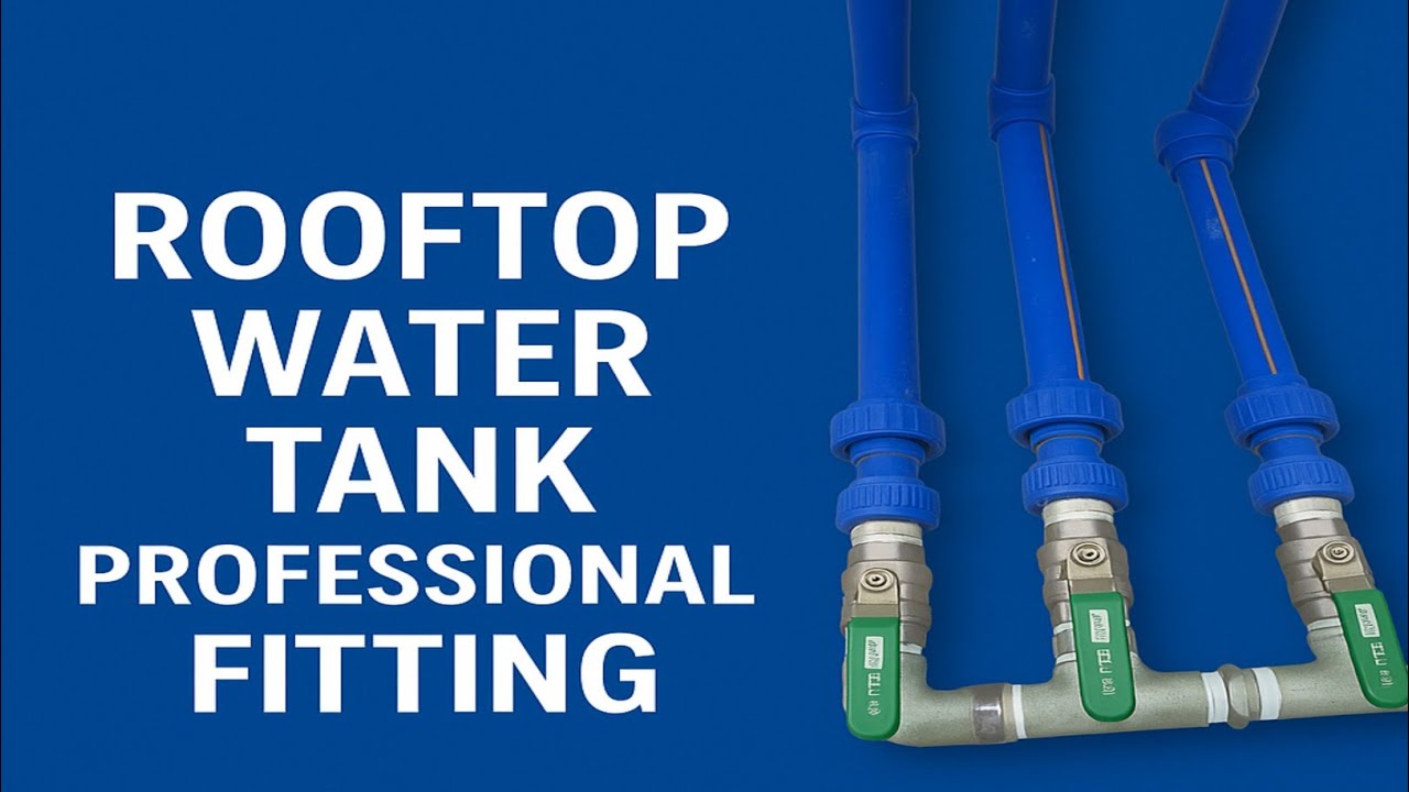 How to Fit a Water Tank with PPR Pipe | Easy Installation Guide // water tank fitting .