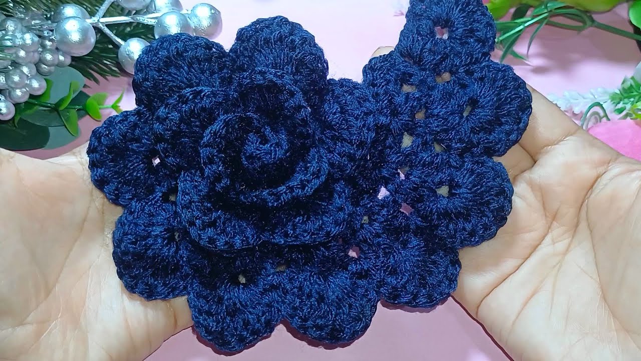 TUTORIAL: Rosas a Crochet Paso a Paso Fácil de Hacer