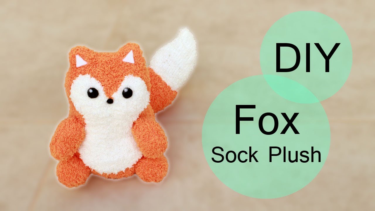 DIY Fox Sock Plush! | Step-by-Step Tutorial