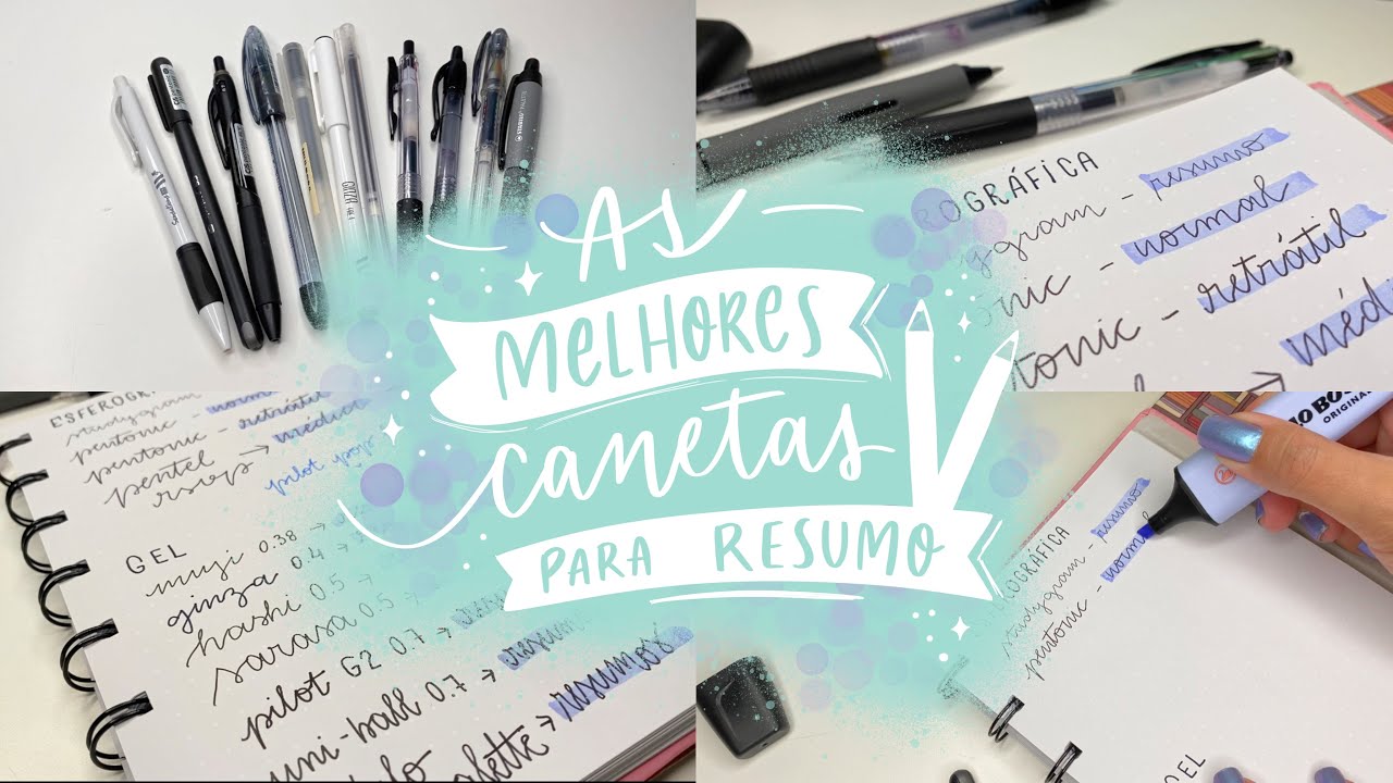 Melhores canetas para resumo