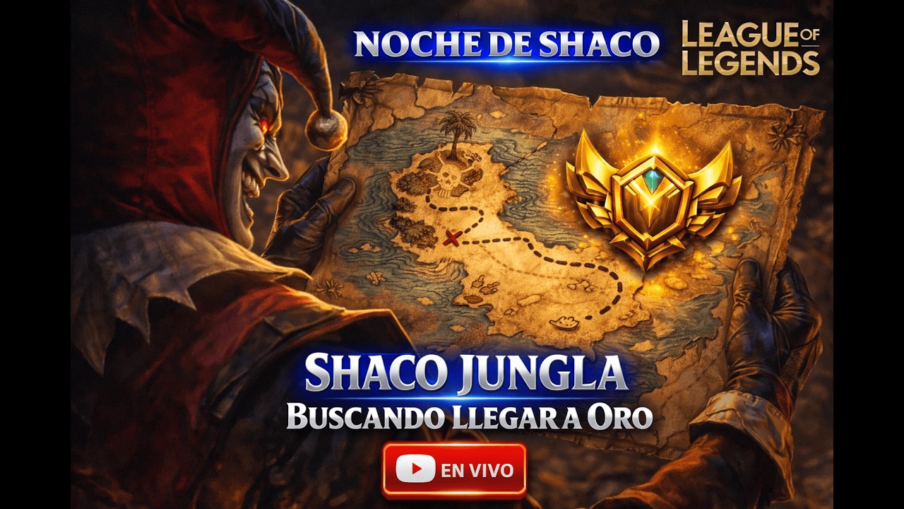 League of legends - SOLO SHACO LLEGO A ORO CON LA CUENTA STUCKED?