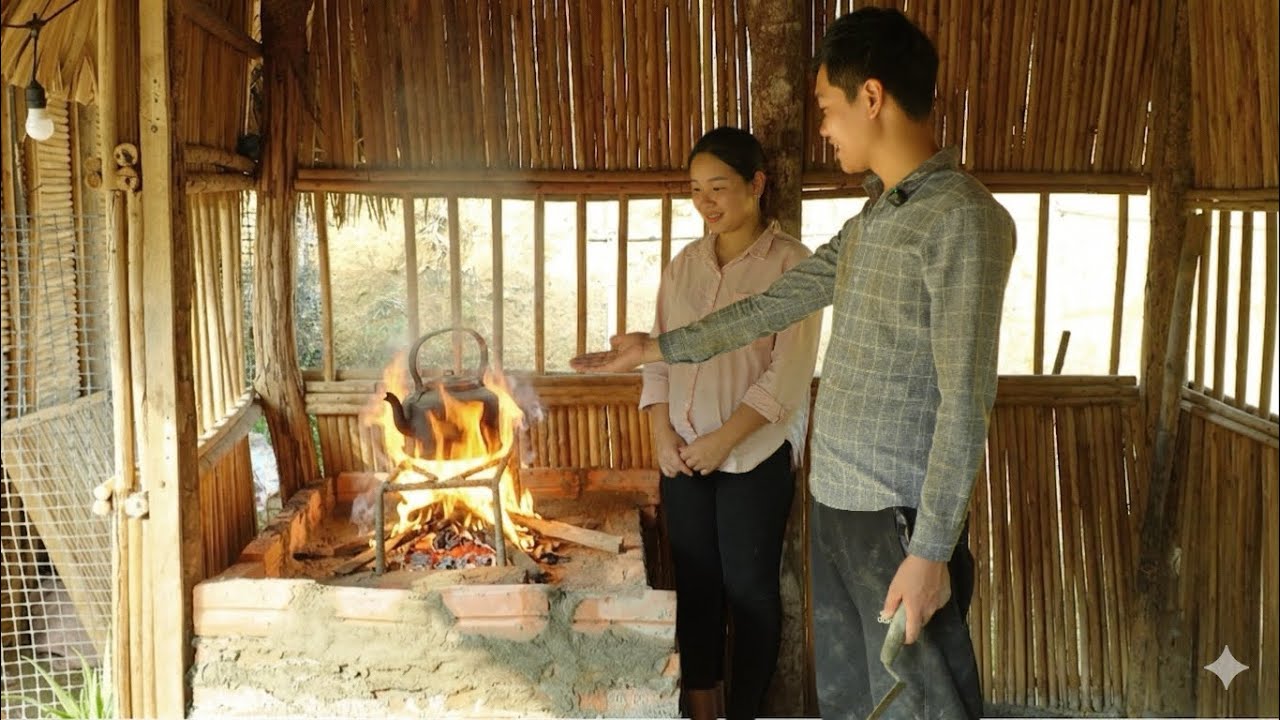 Mayor Vu helped a poor, pregnant single mother build a kitchen to improve her life.