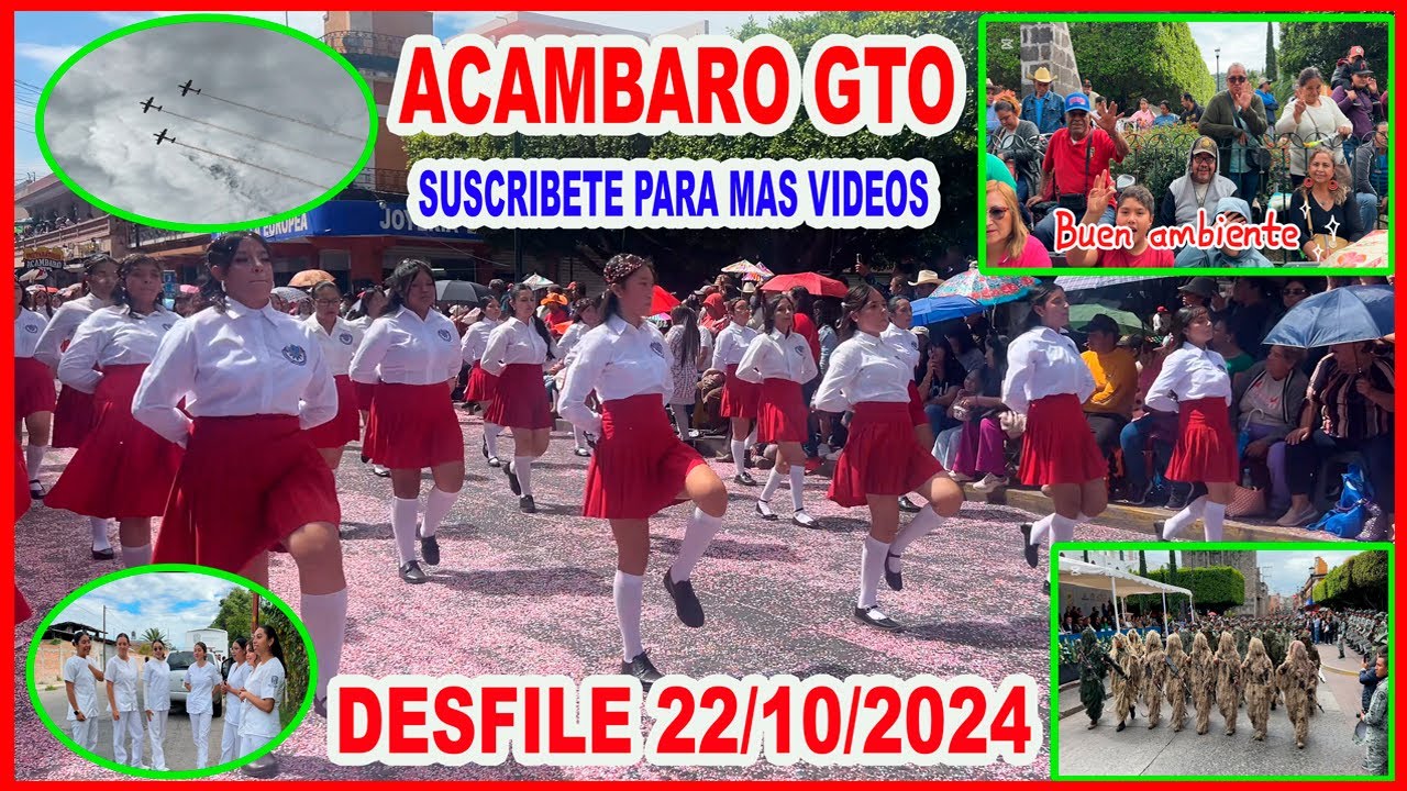 DESFILE EN ACAMBARO GUANAJUATO MEXICO 22/10/2024