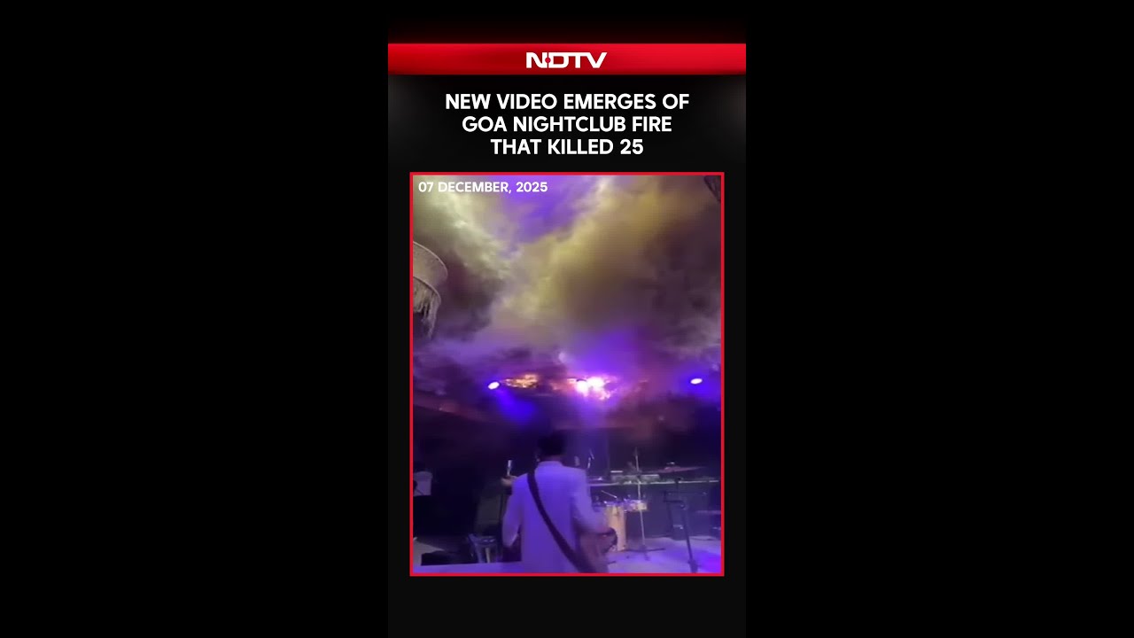 Goa Fire News | New Video Shows Moment When Massive Fire Broke Out At Goa Nightclub