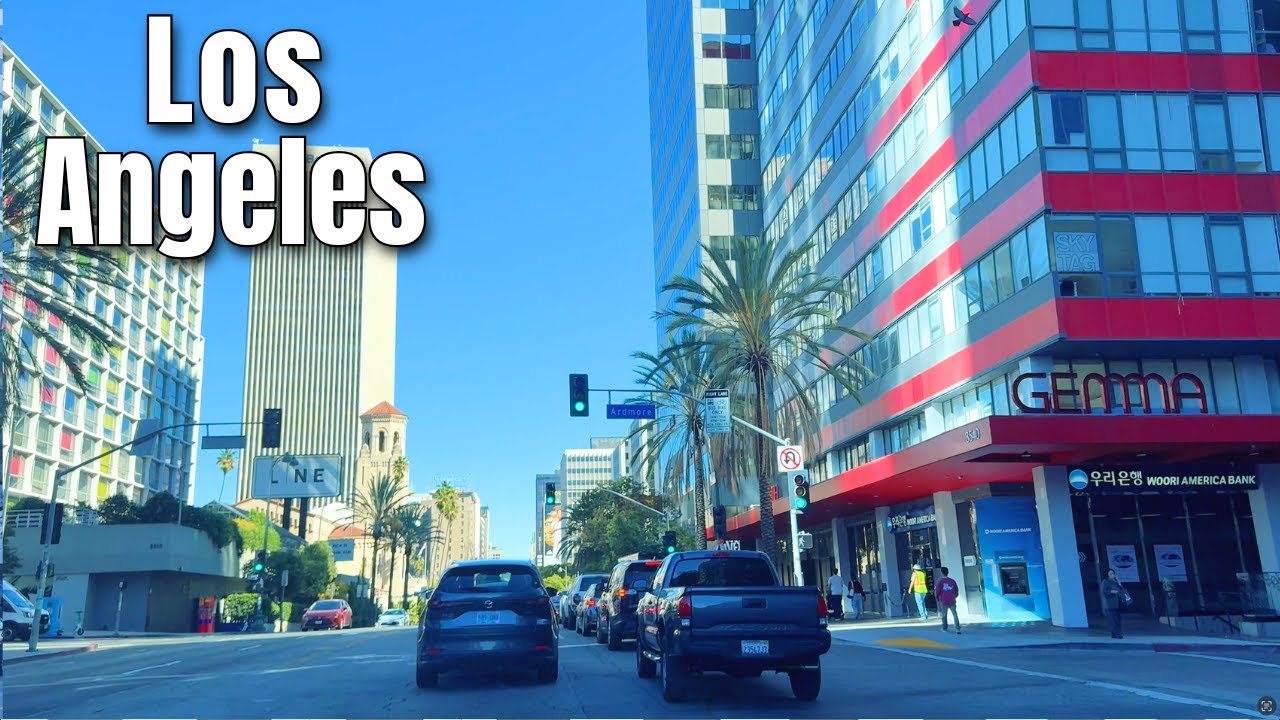 Wilshire Blvd to Ventura Blvd | Complete LA Cross-City POV Drive | 4K