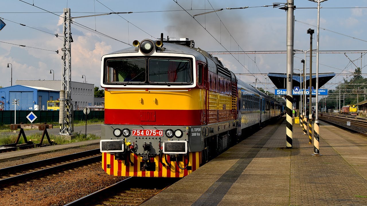 Vlaky - Staré Město u Uherského Hradiště - 16.8.2023