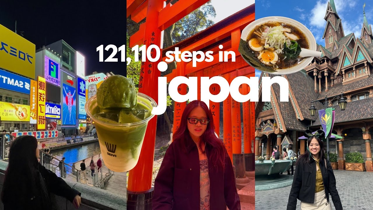 121,110 steps in Japan (Tokyo, Osaka, Kyoto)