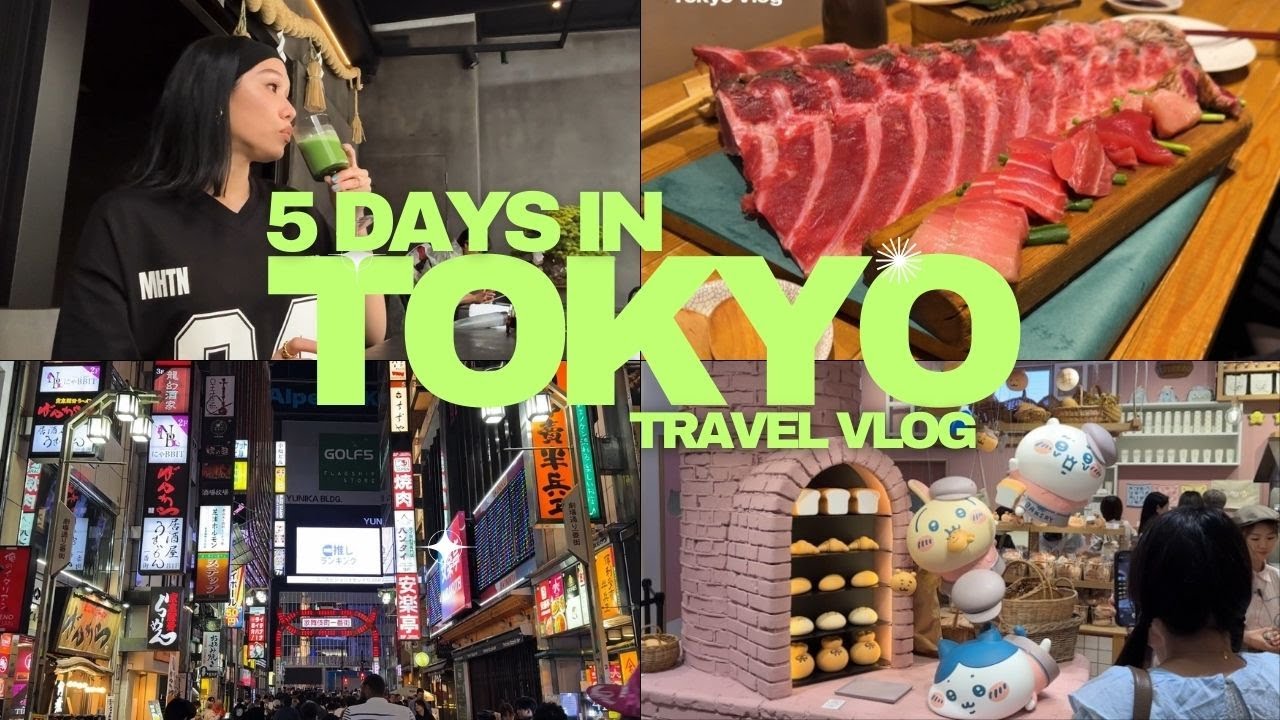 5 Days in Tokyo 🇯🇵 | Tokyo Itinerary, teamLab, Lucky Cat Temple & Foodie Finds
