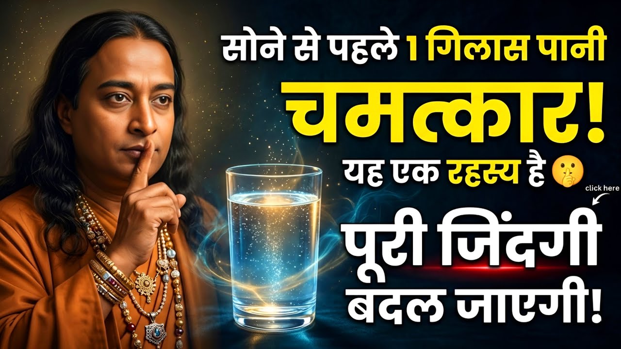 सोने से पहले 1 गिलास पानी... और आपकी पूरी जिंदगी बदल जाएगी! 🤯 | The Secret of 1% Rich
