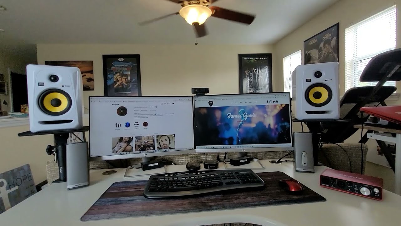 Gator Frameworks Desktop Clamp-On Studio Monitor and Speaker Stand (Unboxing and Review) James Gavin
